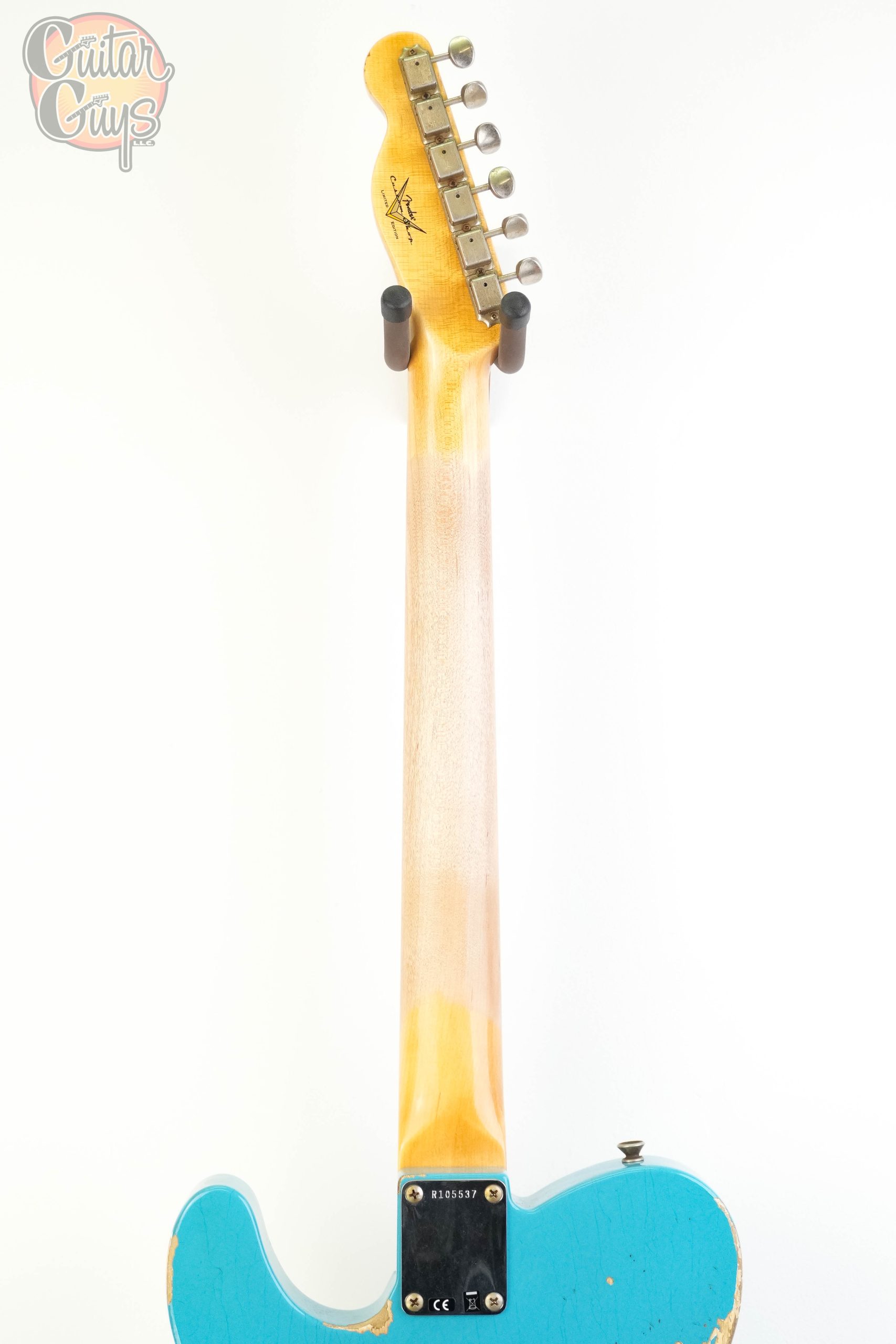 Pre-Owned Fender Custom Shop WW10 1959 Telecaster Heavy Relic Taos Turquoise - Image 7