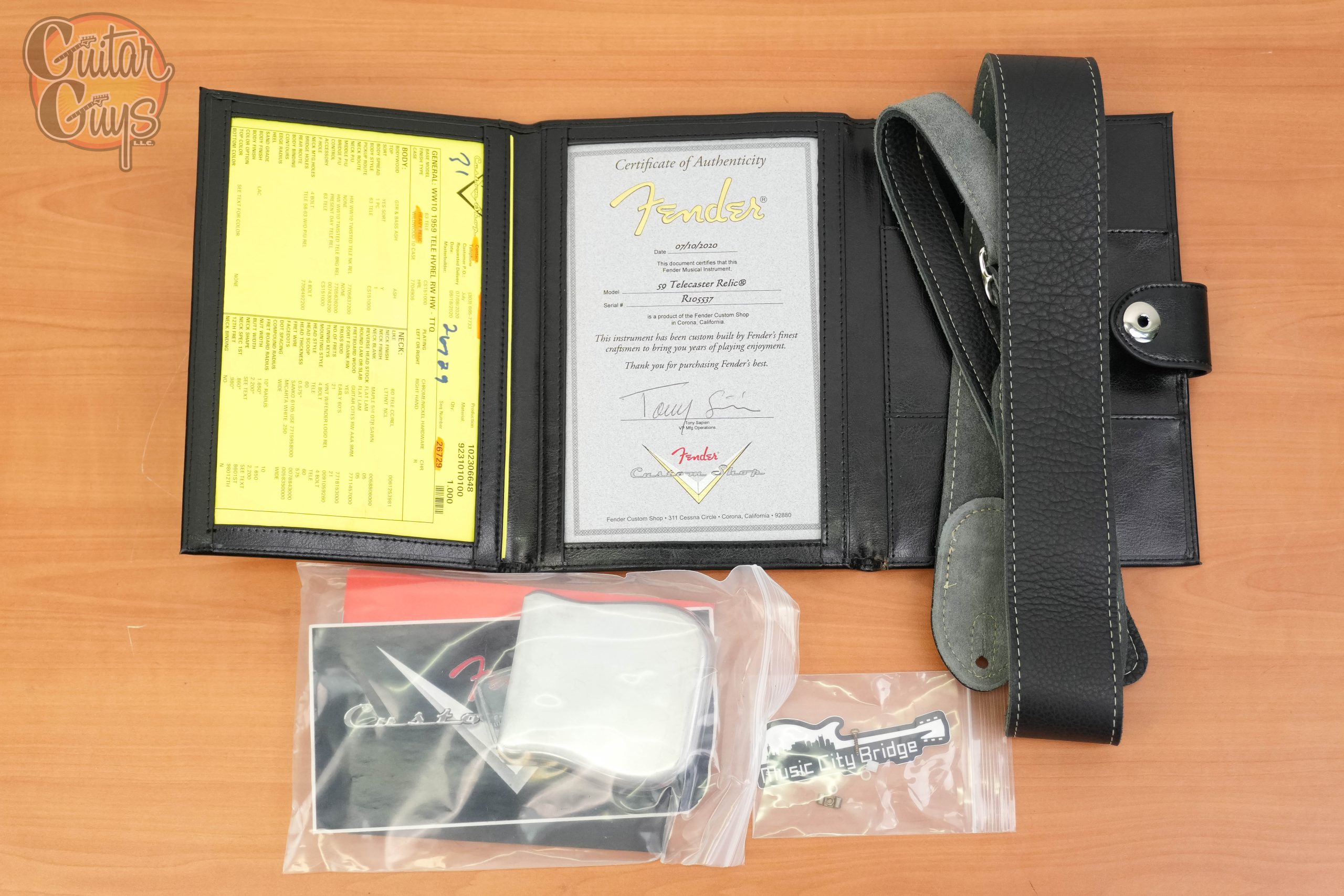 Pre-Owned Fender Custom Shop WW10 1959 Telecaster Heavy Relic Taos Turquoise - Image 9