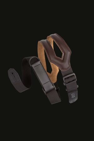 Levy's MRHSS-DBR 3" Ergonomic Right Height Strap Dark Brown