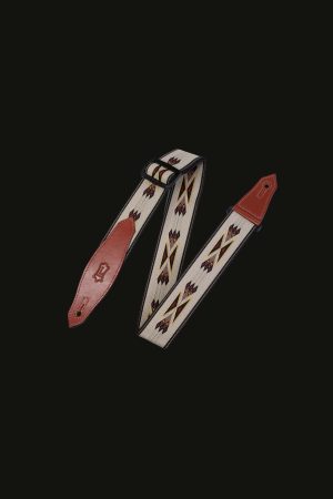 Levy's MSSN80-TAN 2" Weave Guitar Strap Pattern