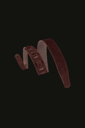 Levy's MS26-BRN 2.5" Suede Guitar Strap Brown