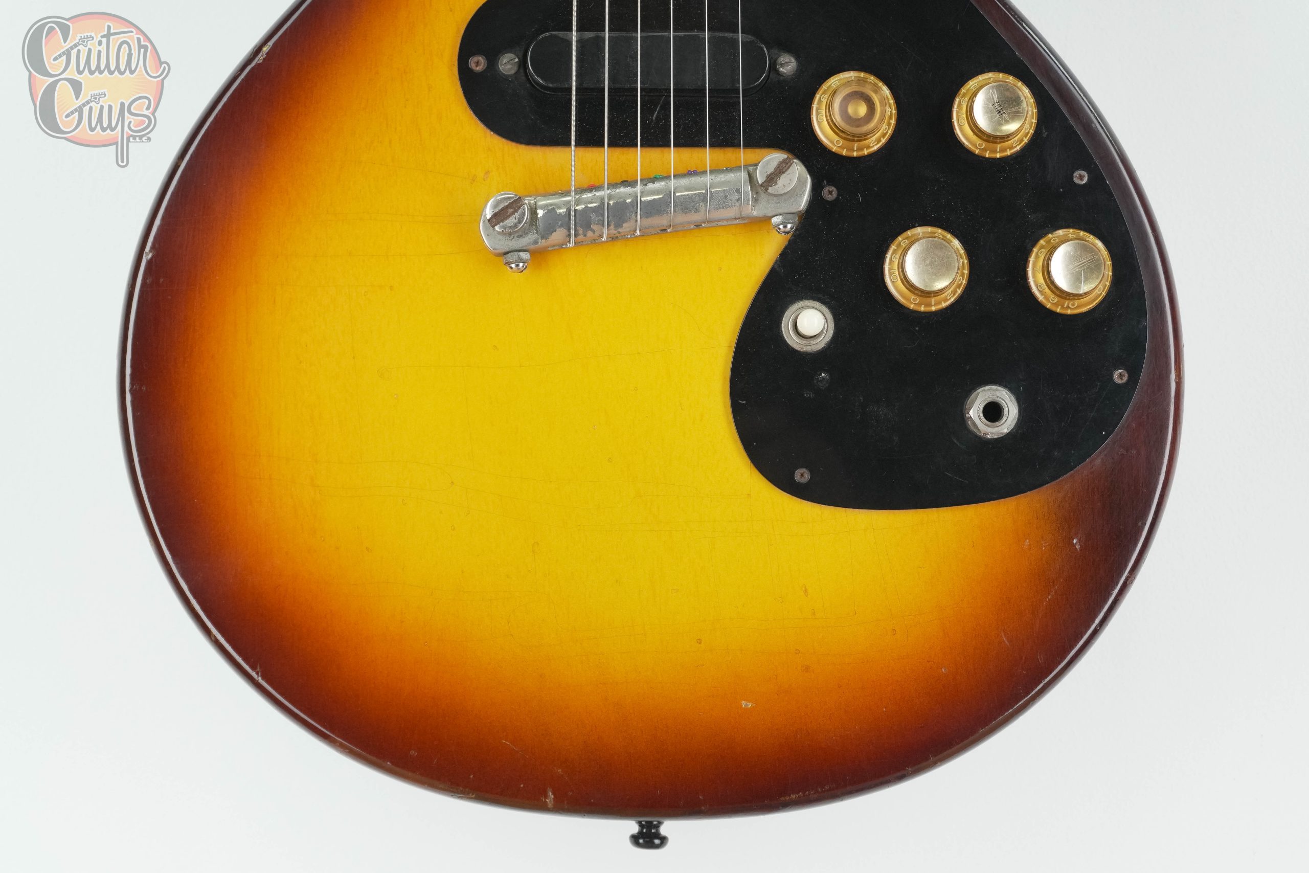 Pre-Owned Gibson Melody Maker Sunburst 1960 - Image 3