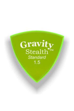 Gravity Picks GSSS15P Stealth Standard 1.5mm Polished Green