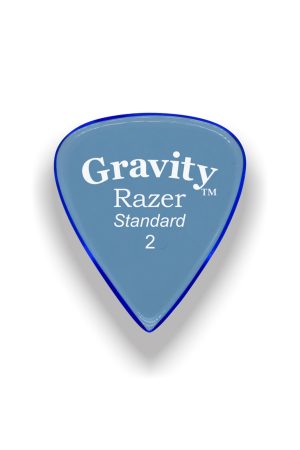 Gravity Picks GRAS2P Razer Standard 2.0 Polished Blue