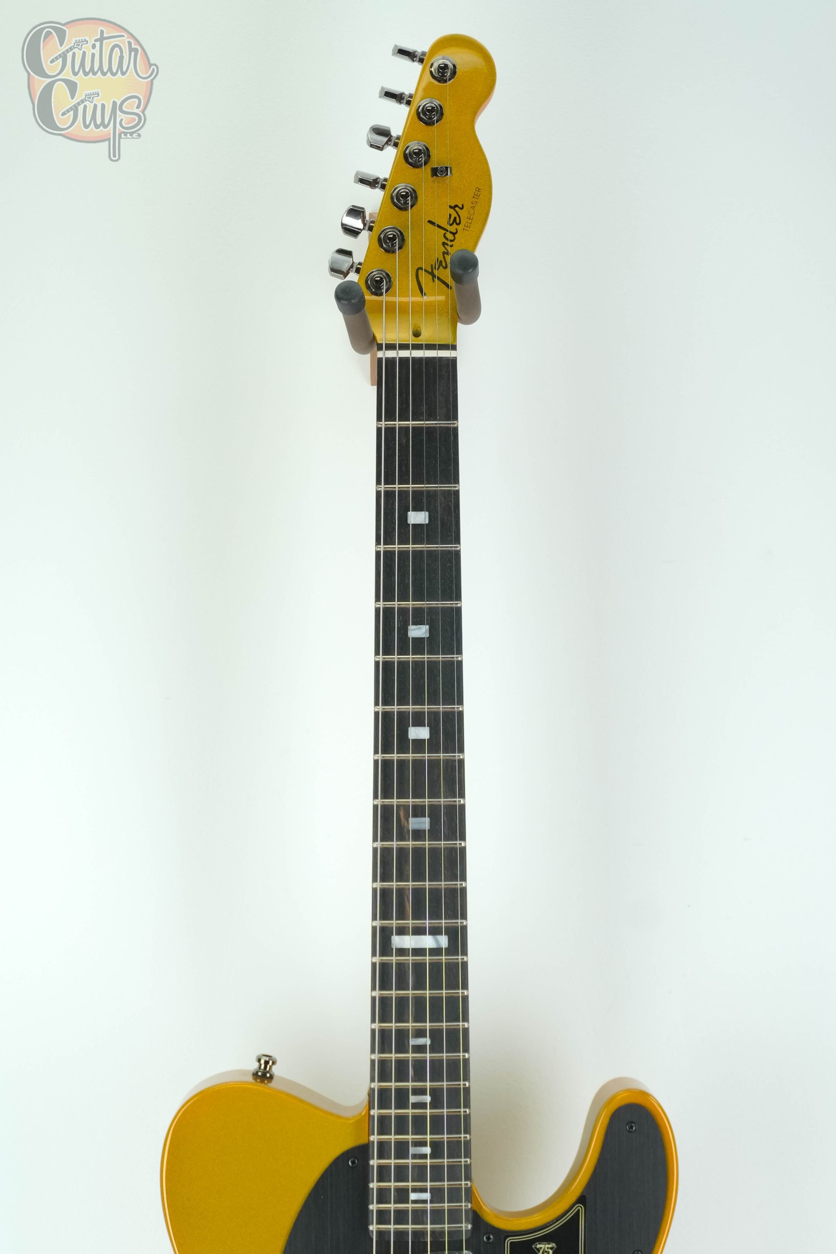 Fender 75th Anniversary American Ultra II Telecaster Liquid Gold - Image 2