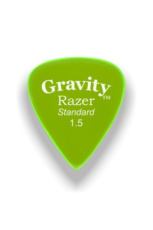 Gravity Picks GRAS15P Razer Standard 1.5mm Polished Green