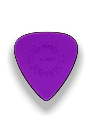 Gravity Picks GTCL10  Classic Standard 1.10mm 3 Pack Purple