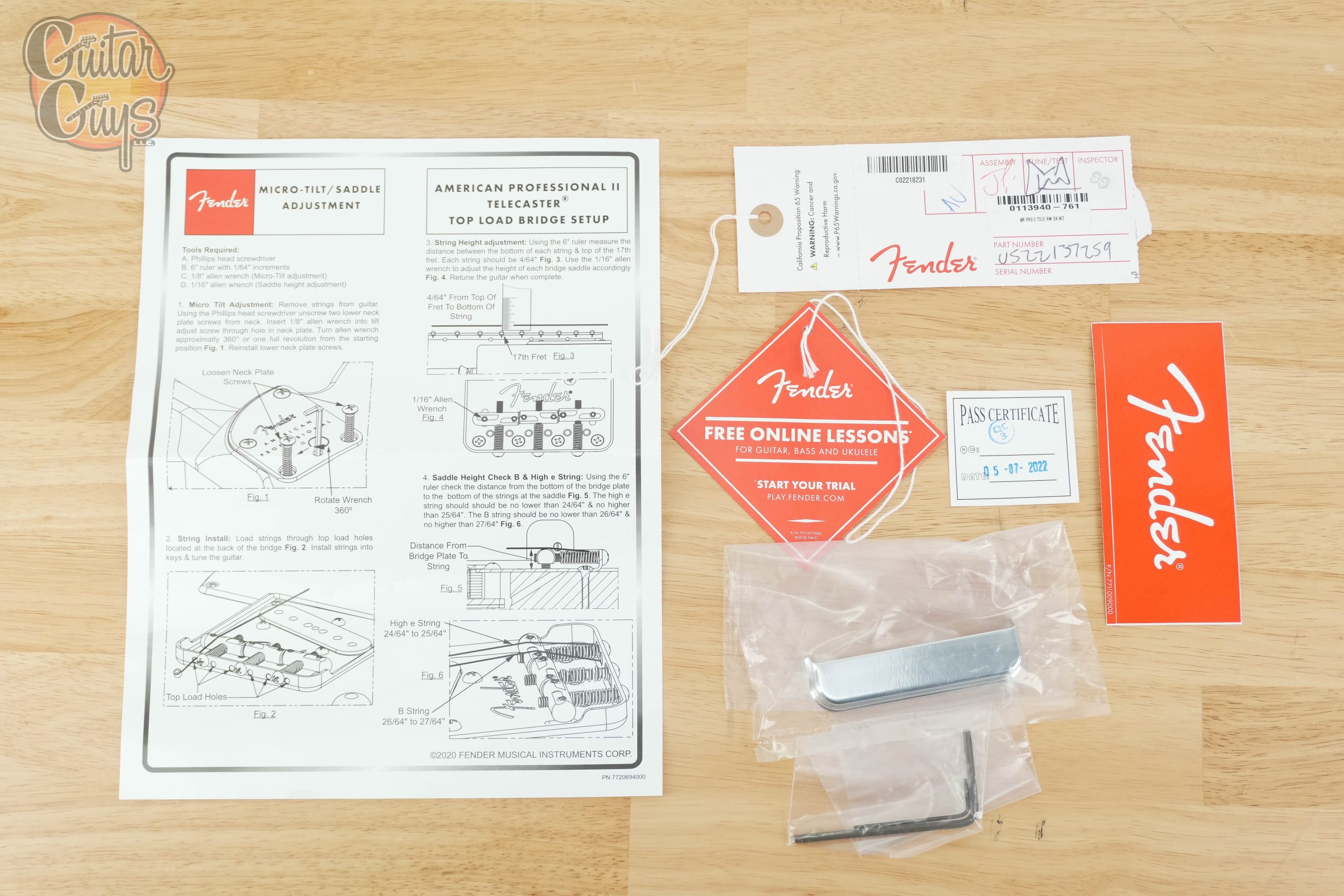 Pre-Owned Fender American Professional II Telecaster Dark Night - Image 9