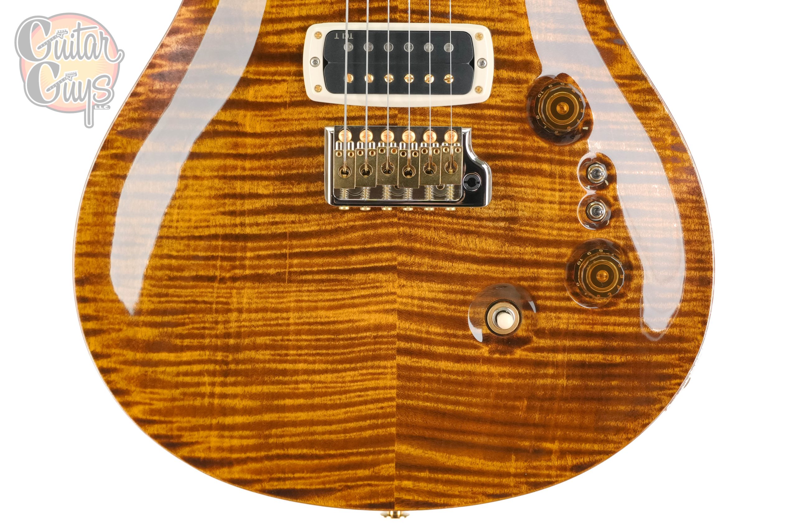 PRS Custom 24-08 10 Top Yellow Tiger - Image 3