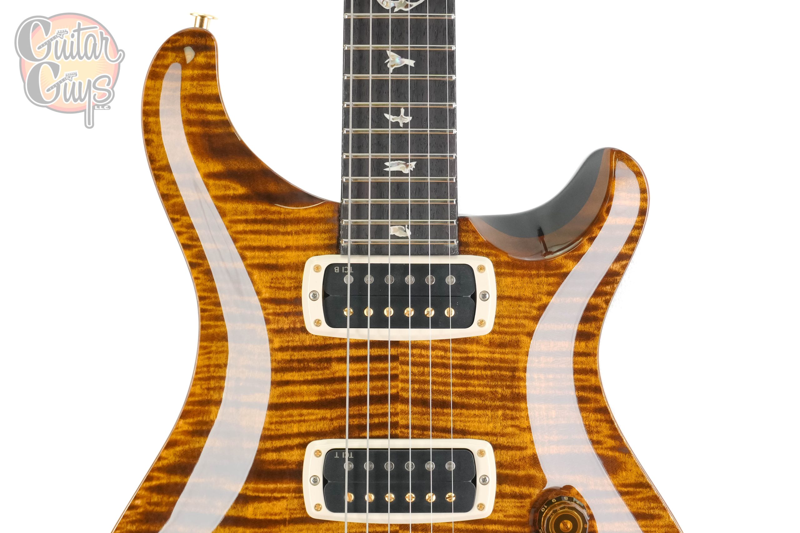 PRS Custom 24-08 10 Top Yellow Tiger - Image 4