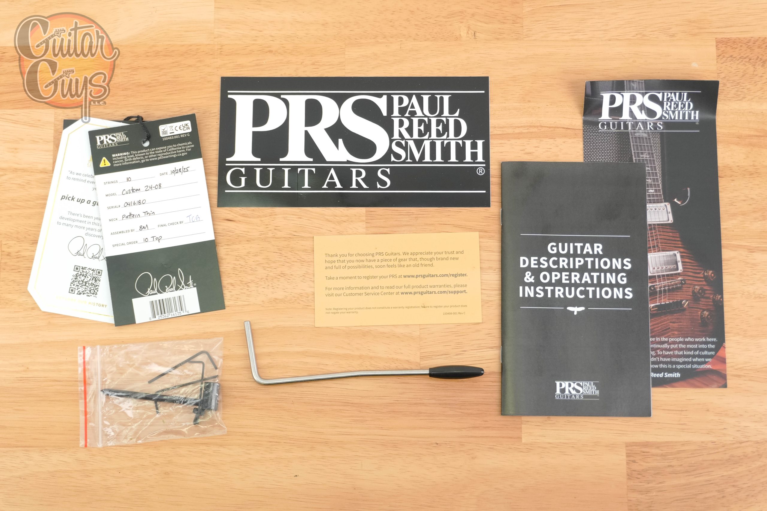 PRS Custom 24-08 10 Top Yellow Tiger - Image 9