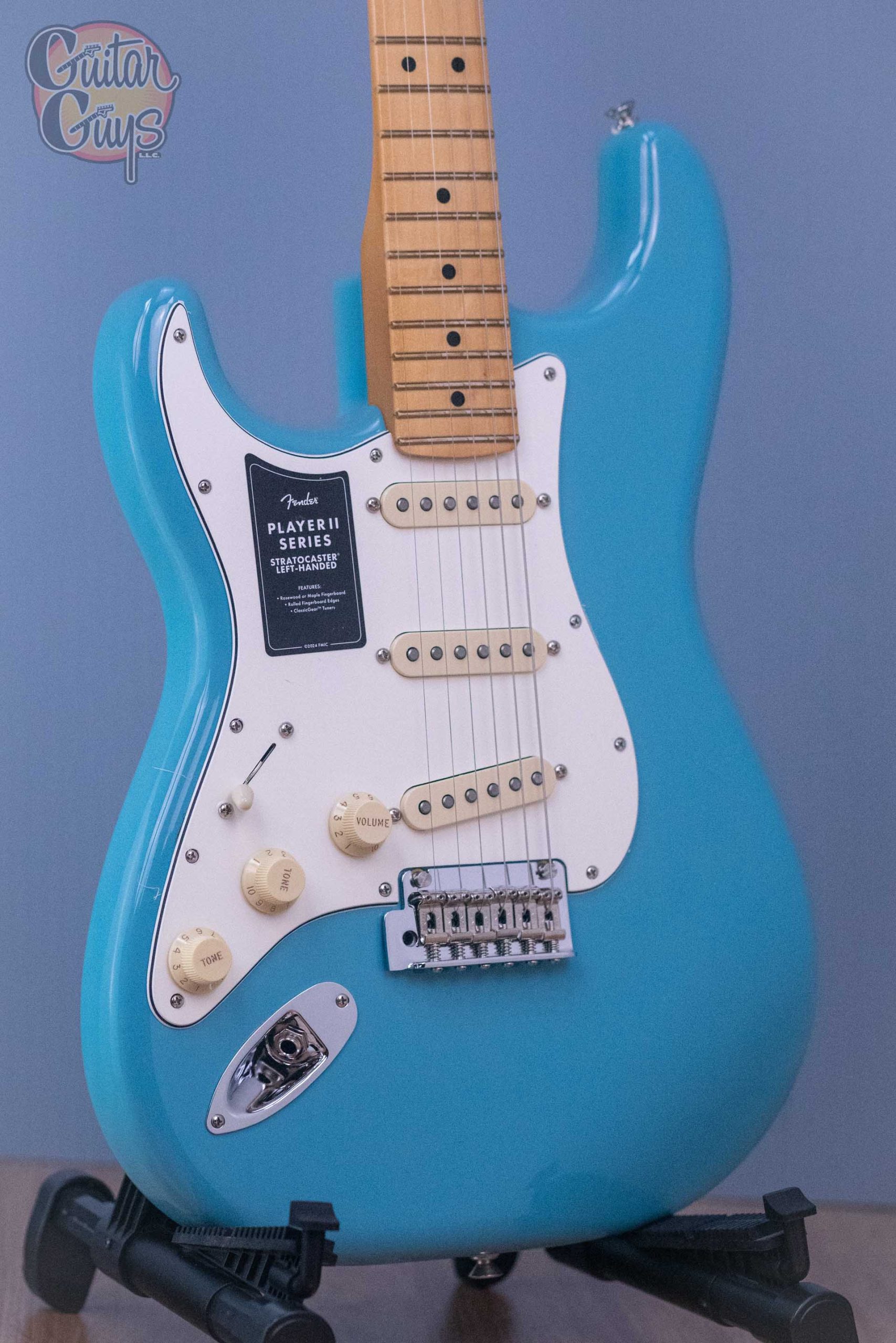 Fender Player II Stratocaster Left Handed Aquatone Blue - Image 3