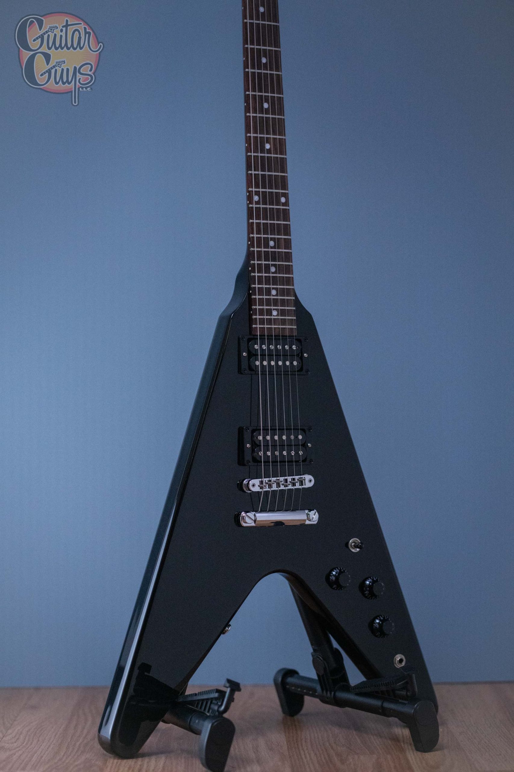 Gibson 80s Flying V Ebony - Guitar Guys