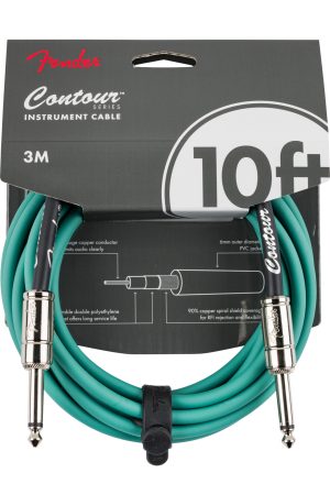 Fender Contour 10' Cable Sherwood Green
