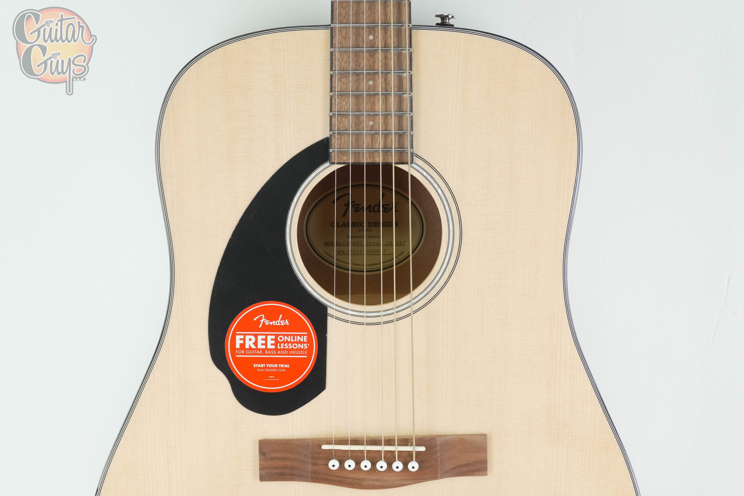 Fender CD-60S Natural Left Handed - Image 4