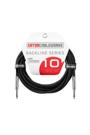 Gator Cableworks Backline Series 10' Instrument Cable Straight - Straight
