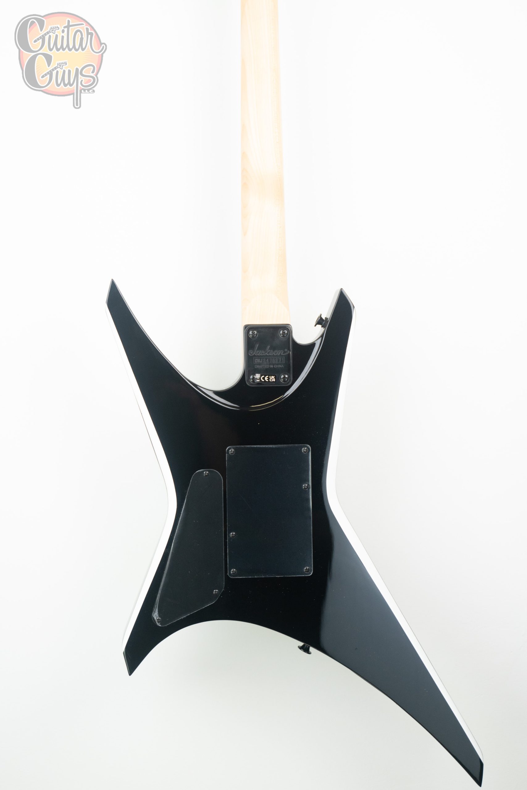 Jackson Warrior JS32 Black with White Bevel - Image 8