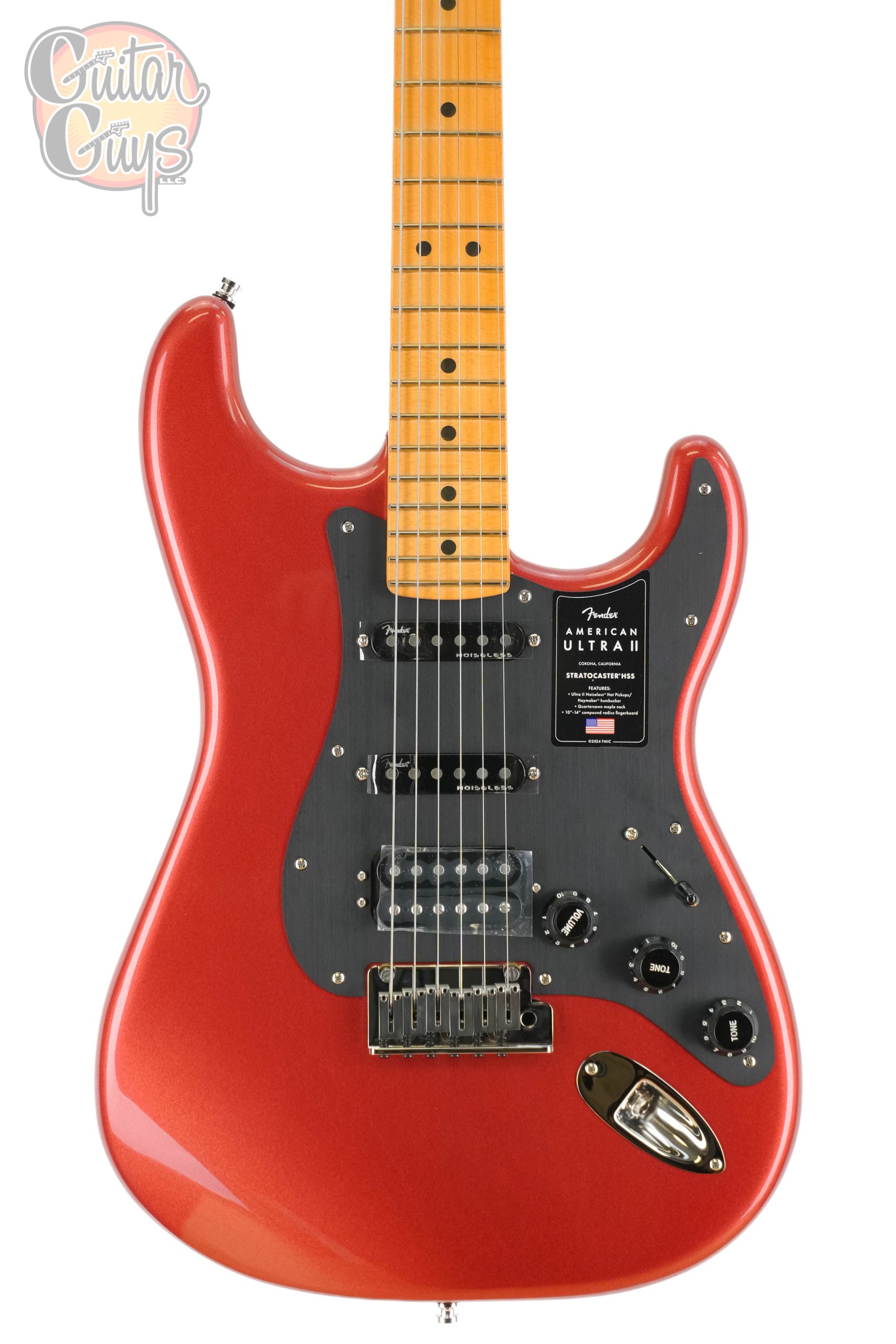 Fender American Ultra II Stratocaster HSS Sinister Red