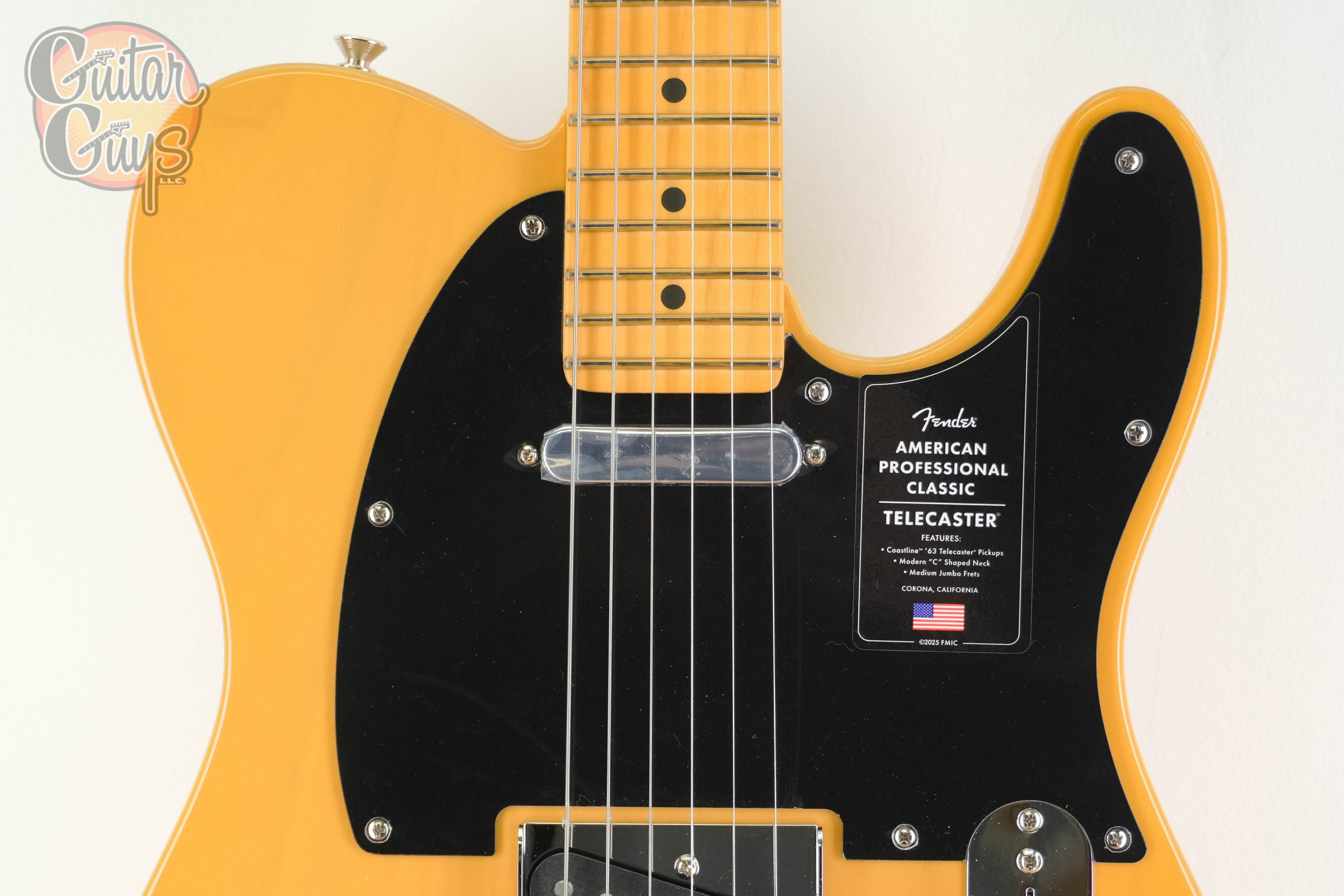 Fender American Professional Classic Telecaster Butterscotch Blonde - Image 4