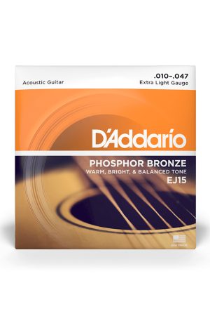 D'Addario EJ15 Extra Light 10-47 Phosphor Bronze