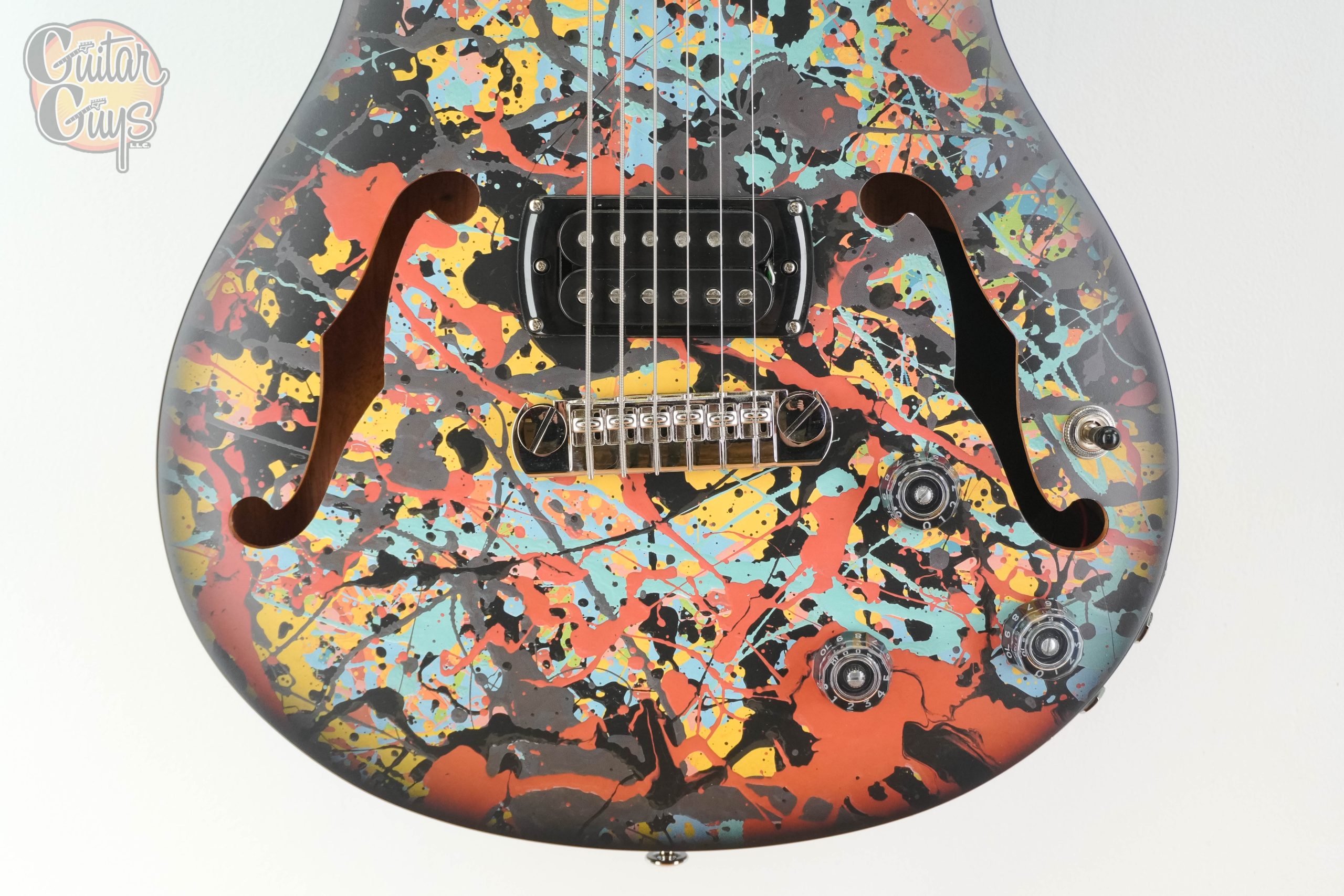 PRS SE Ed Sheeran Hollowbody I Piezo Baritone Cosmic Splash - Image 3