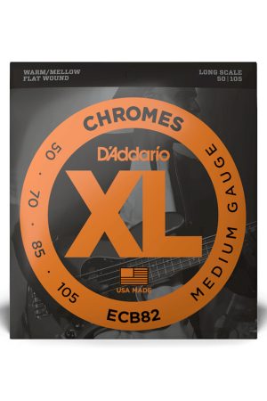 D'Addario ECB82 Chromes Flat Wound 50-105