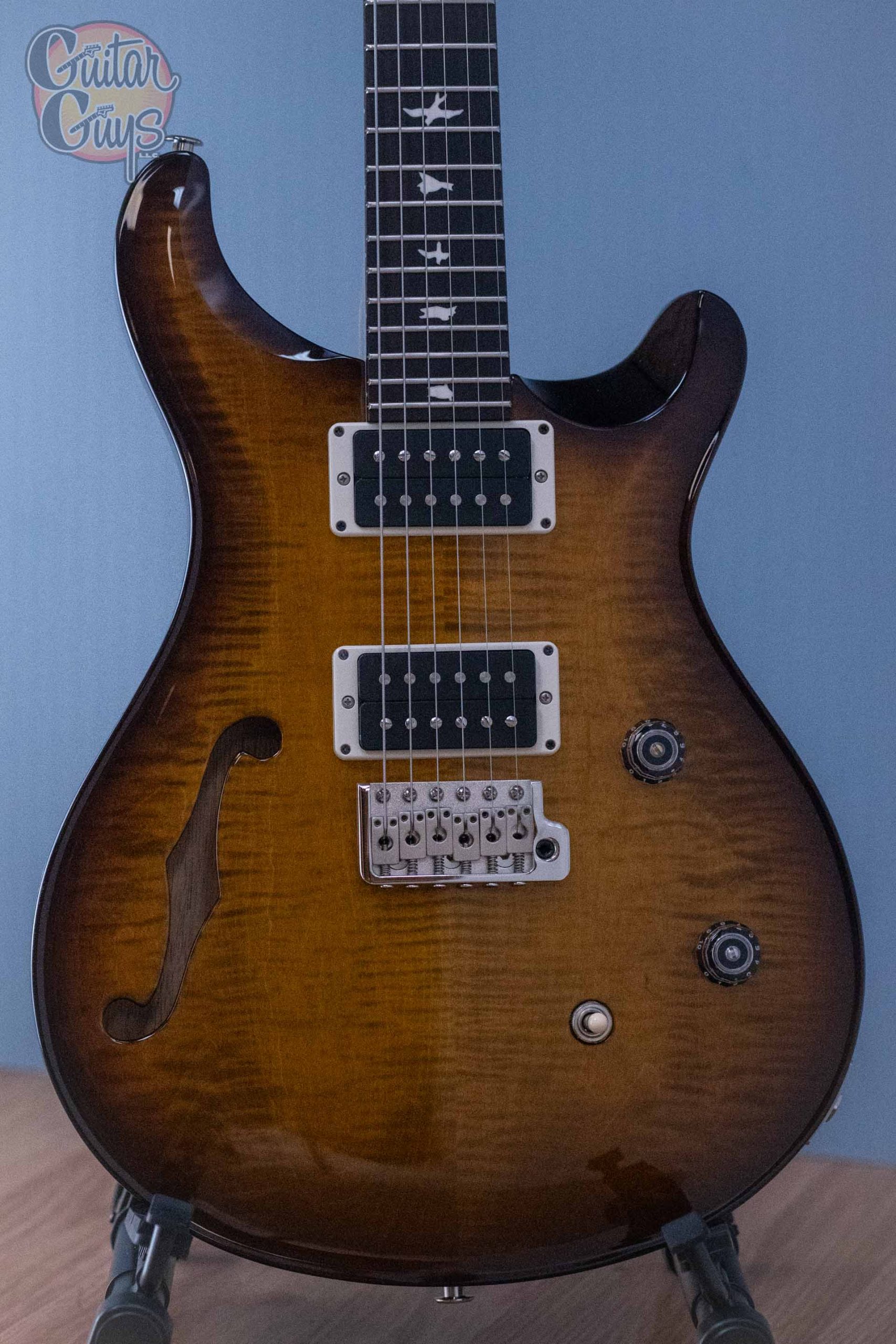 PRS CE 24 Semi-Hollow Black Amber - Image 4
