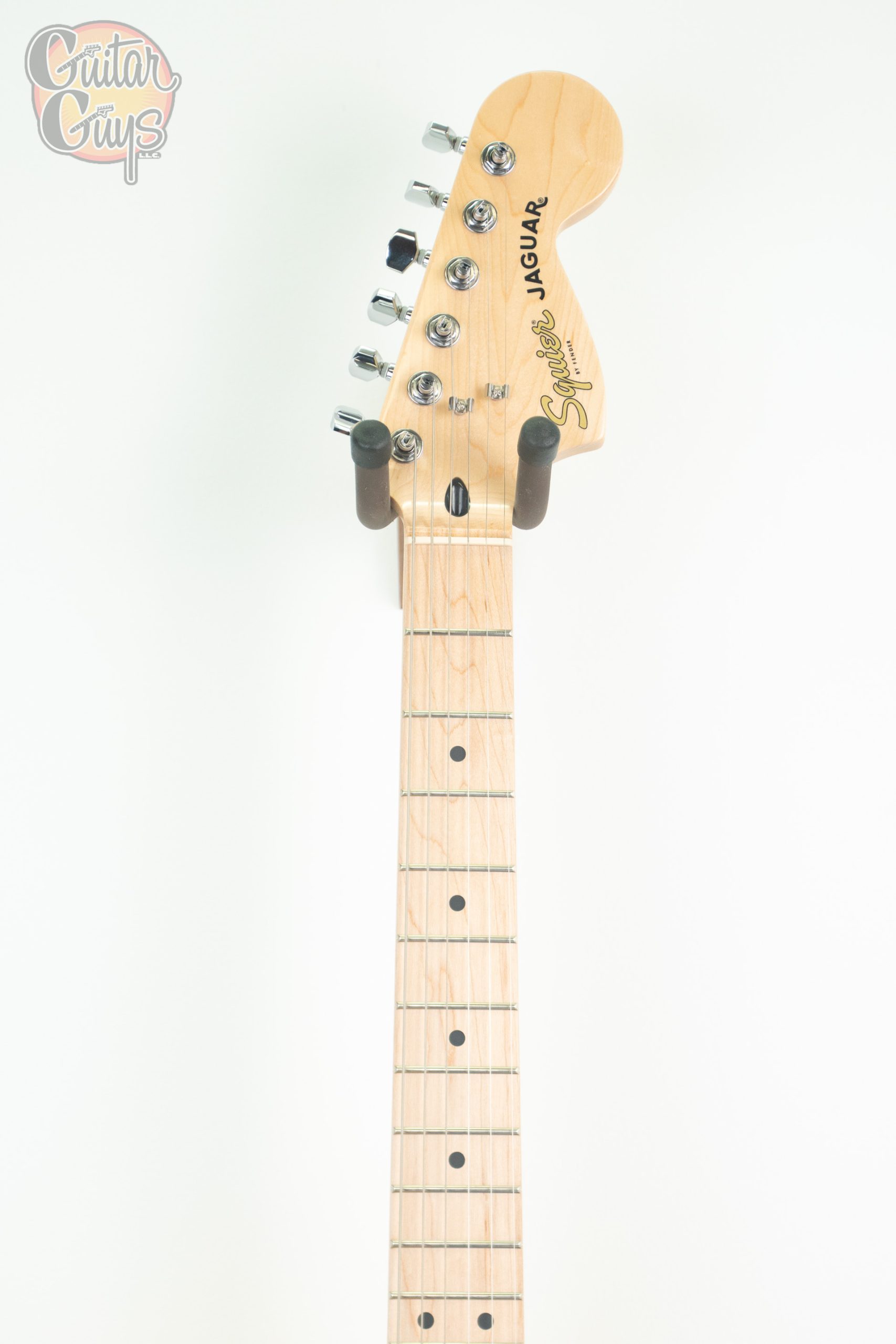Squier FSR Affinity Series Jaguar Graffiti Yellow - Image 2