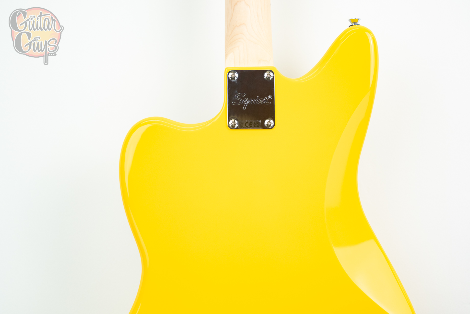 Squier FSR Affinity Series Jaguar Graffiti Yellow - Image 6