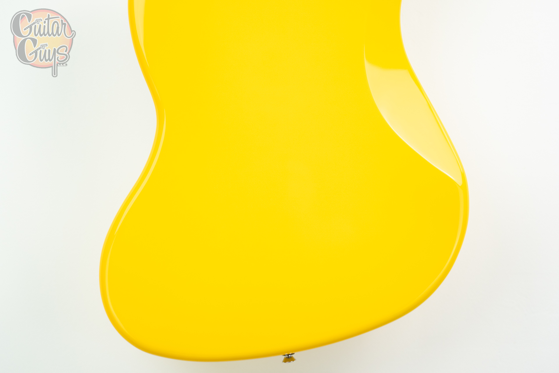 Squier FSR Affinity Series Jaguar Graffiti Yellow - Image 7