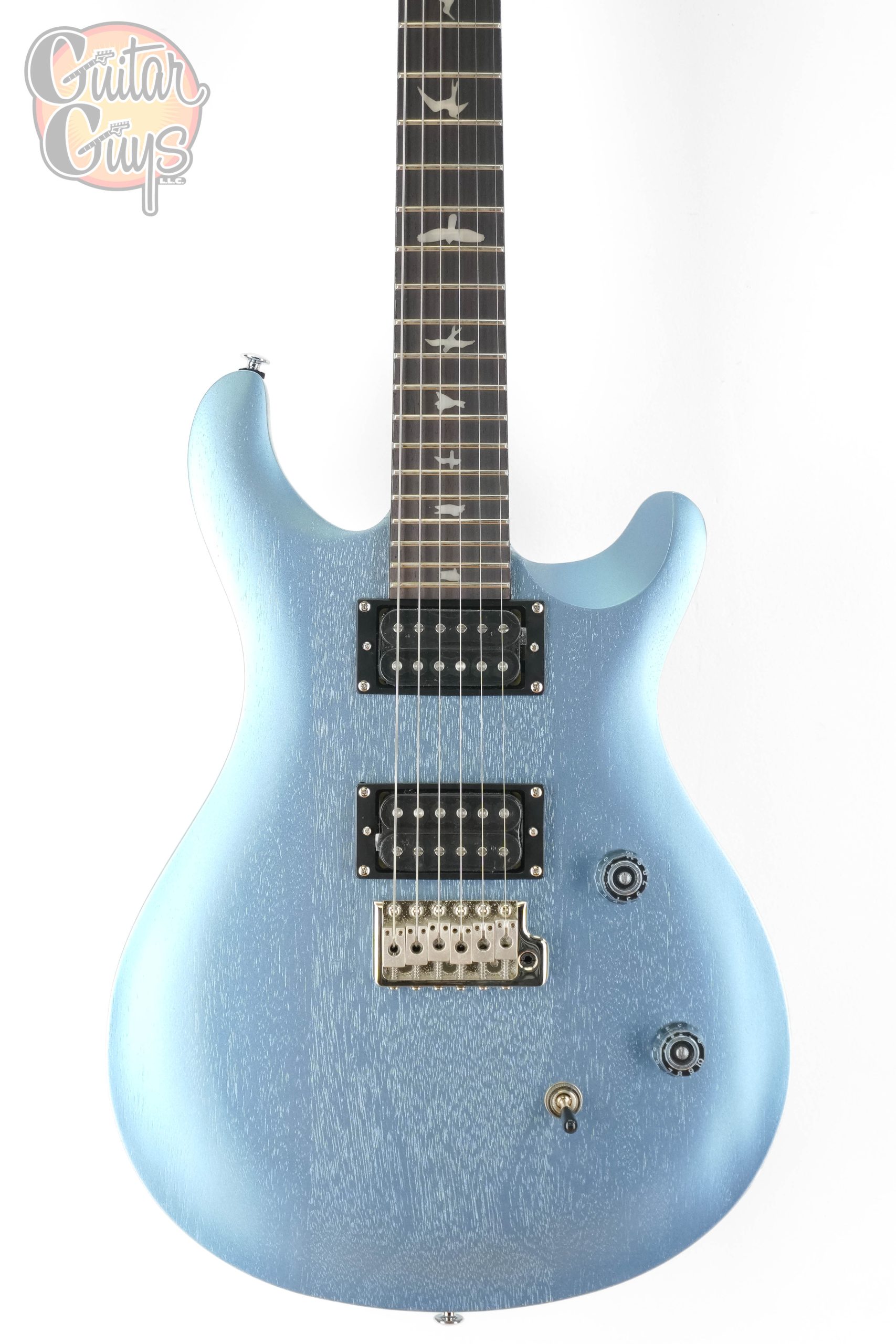 PRS SE CE24 Standard Satin Ice Blue Metallic - Guitar Guys