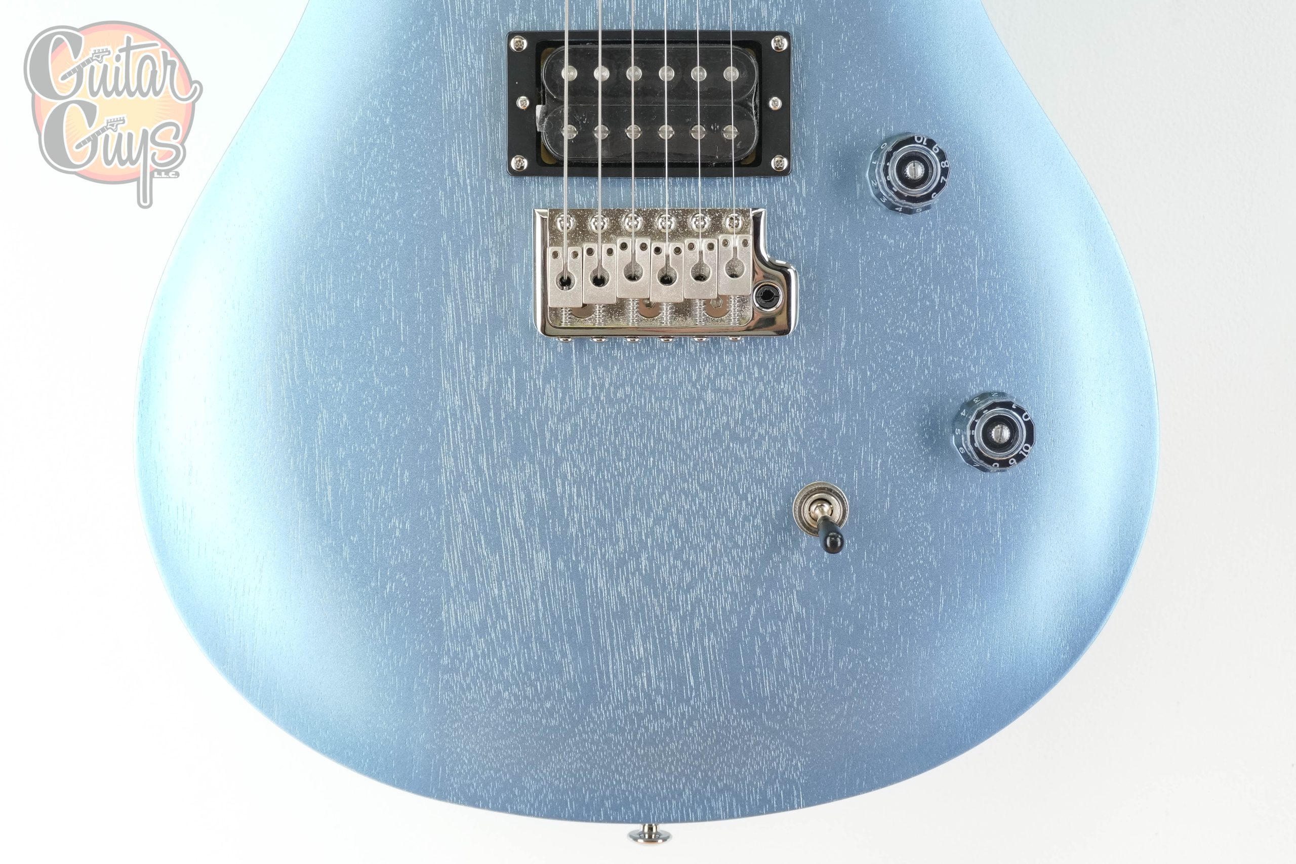 PRS SE CE24 Standard Satin Ice Blue Metallic - Guitar Guys
