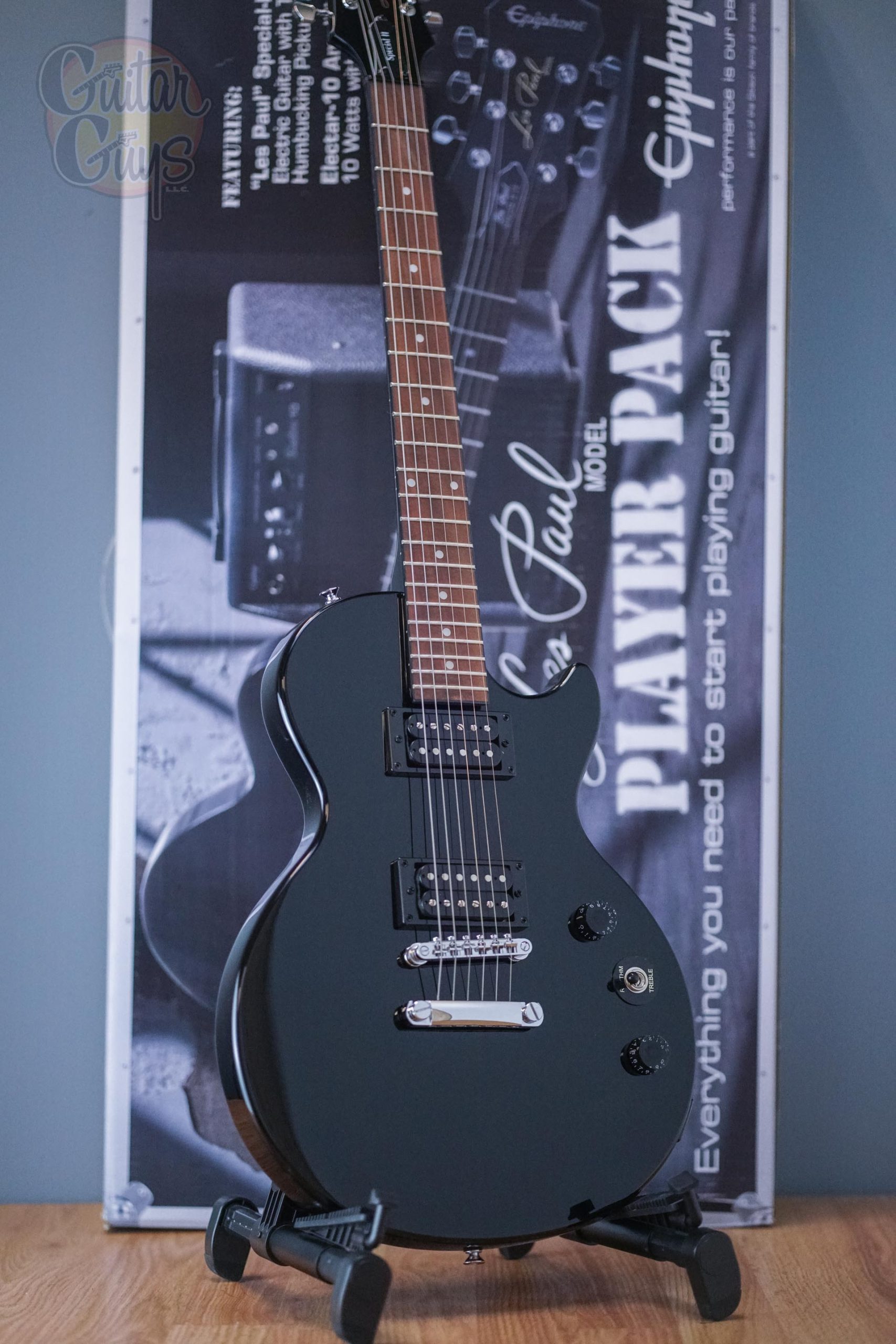Epiphone Les Paul Player Pack Ebony - Guitar Guys