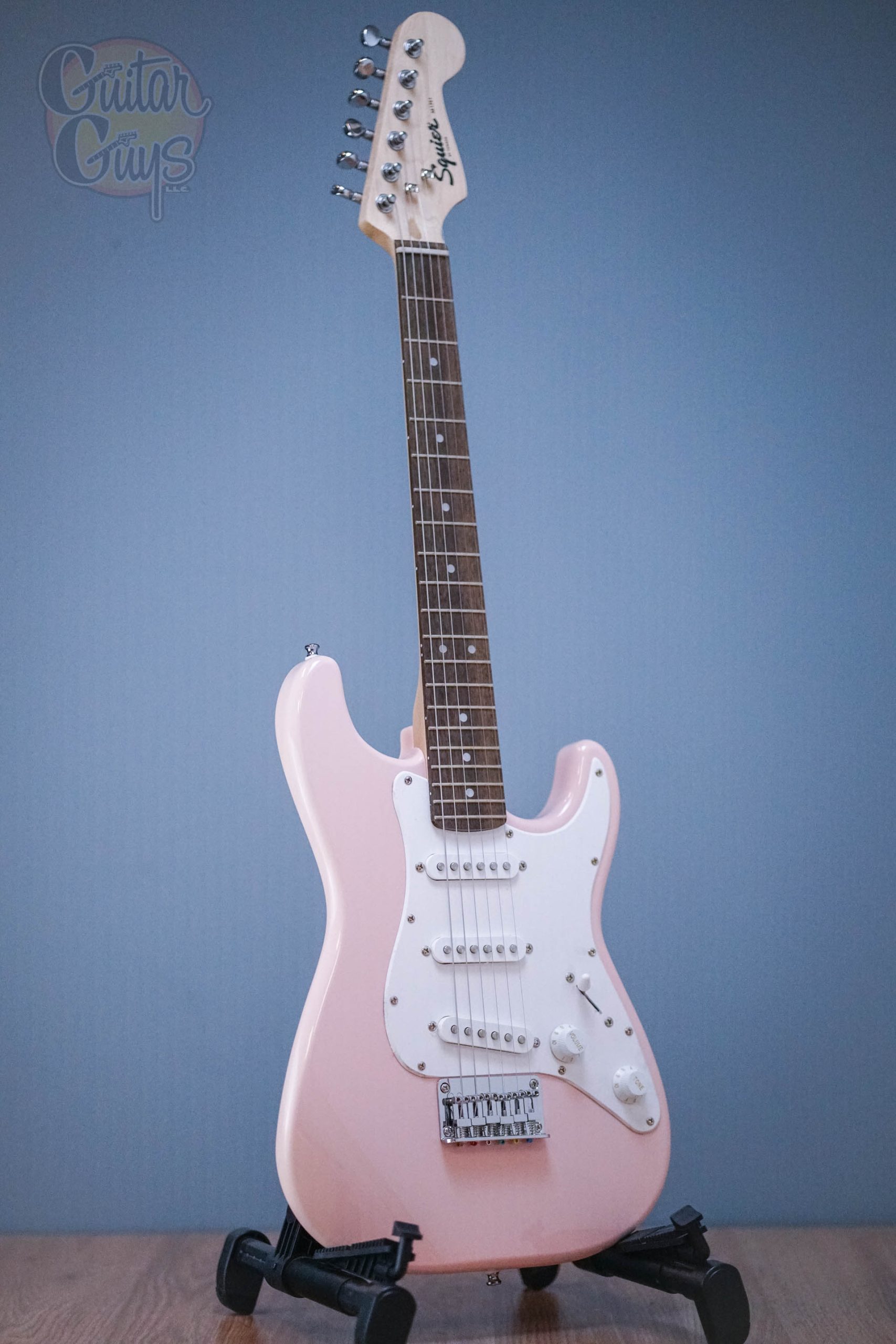 Squier MINI STRATOCASTER (Shell Pink) - Guitar Guys