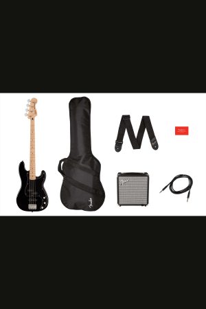 Squier Affinity Series Precision Bass PJ Pack MF Black