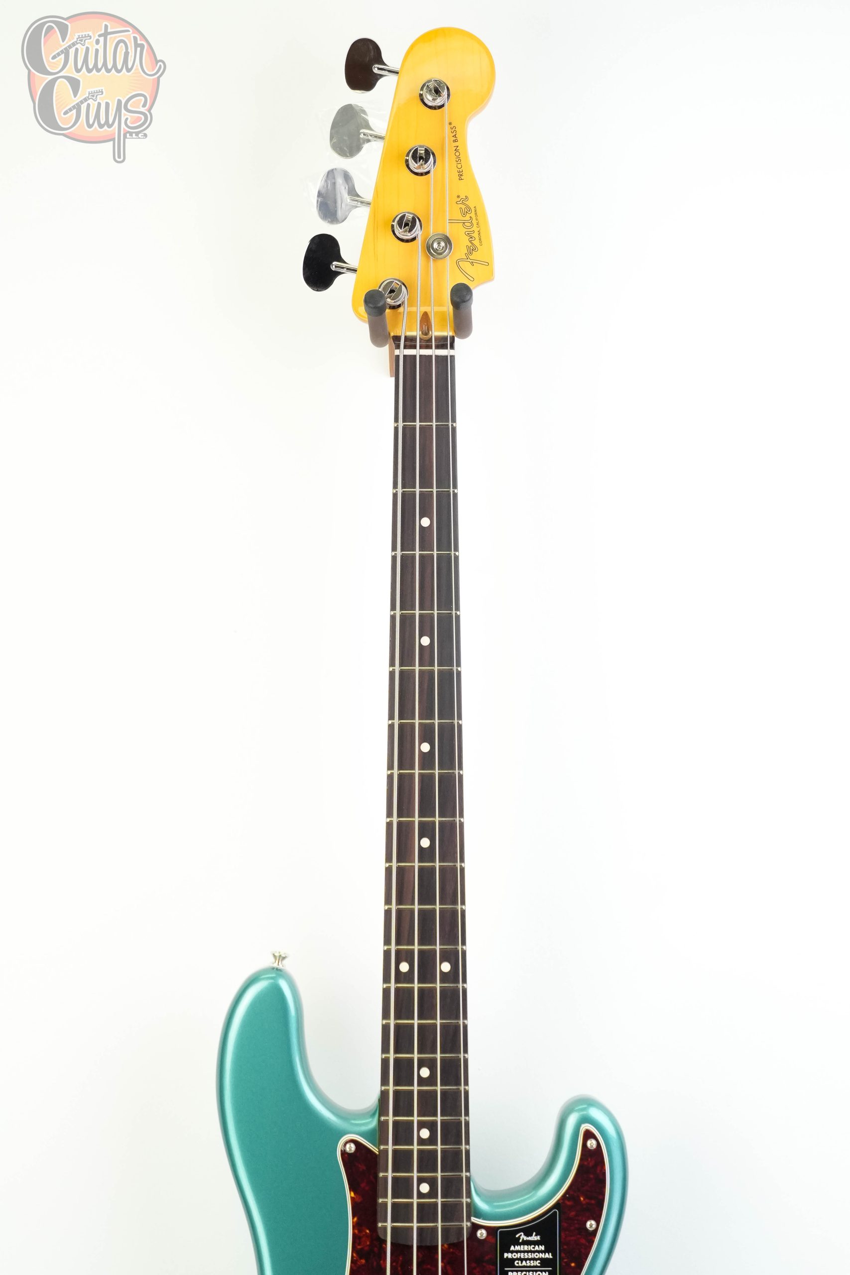 Fender American Professional Classic Precision Bass Faded Sherwood Green Metallic - Image 2