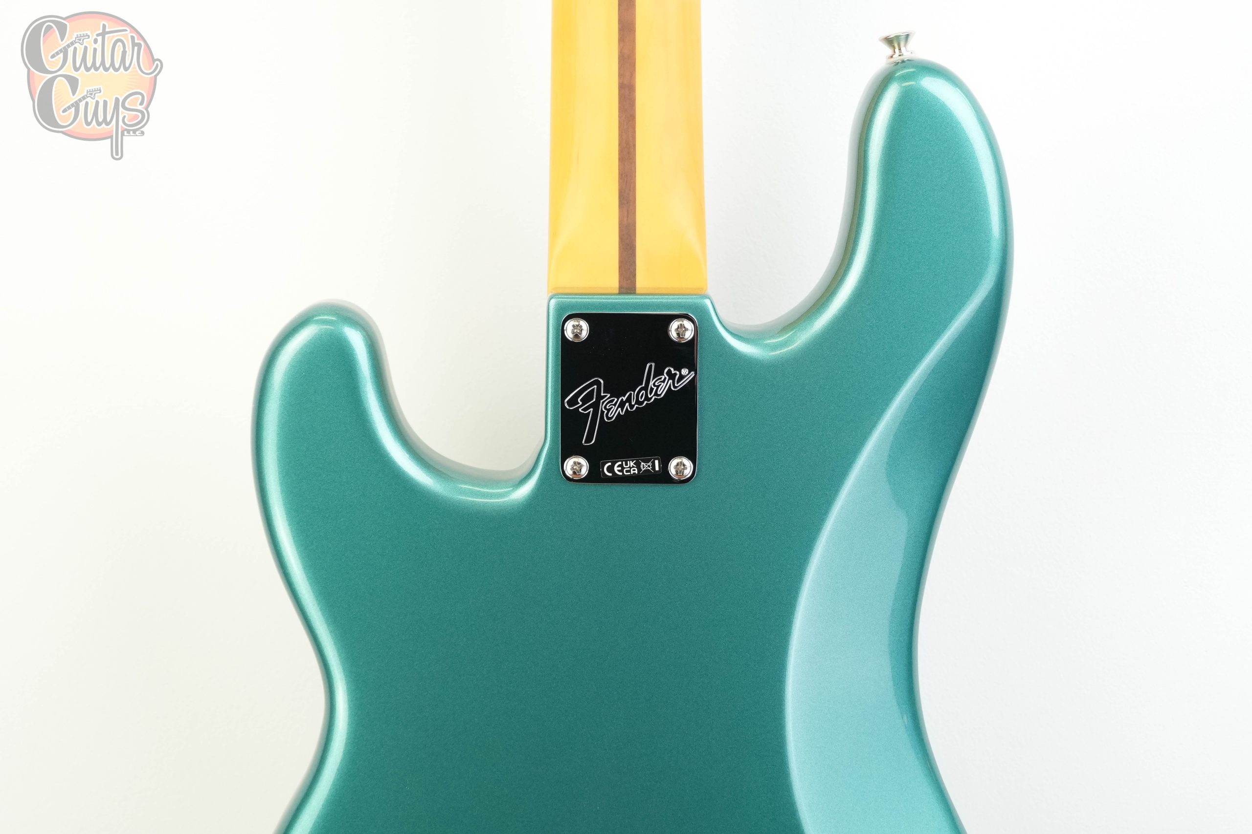 Fender American Professional Classic Precision Bass Faded Sherwood Green Metallic - Image 6