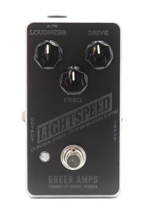 Greer Amps Lightspeed Organic Overdrive Blackout