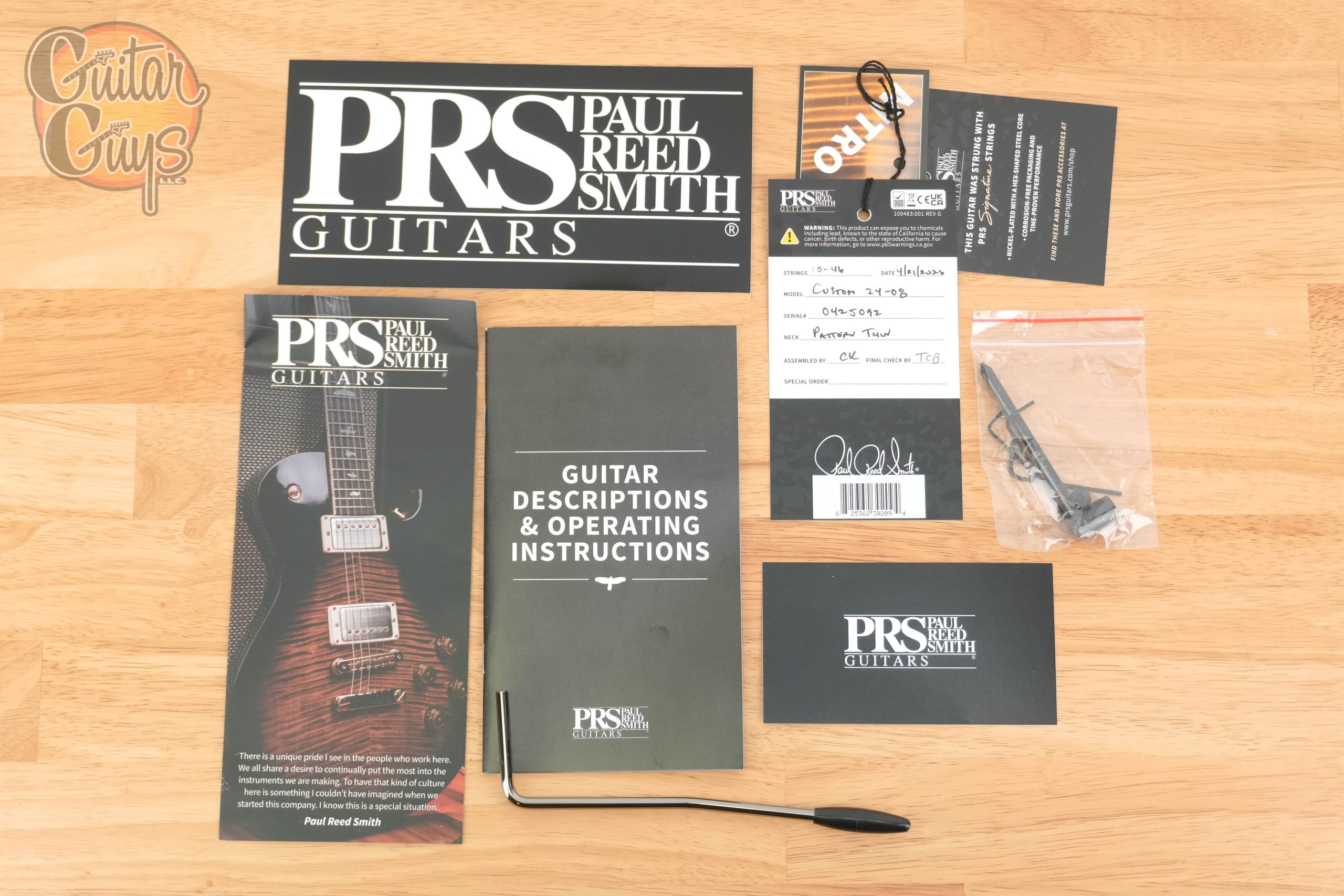 PRS Custom 24-08 Mango-Ziricote Fire Red Grey Black Fade - Image 9