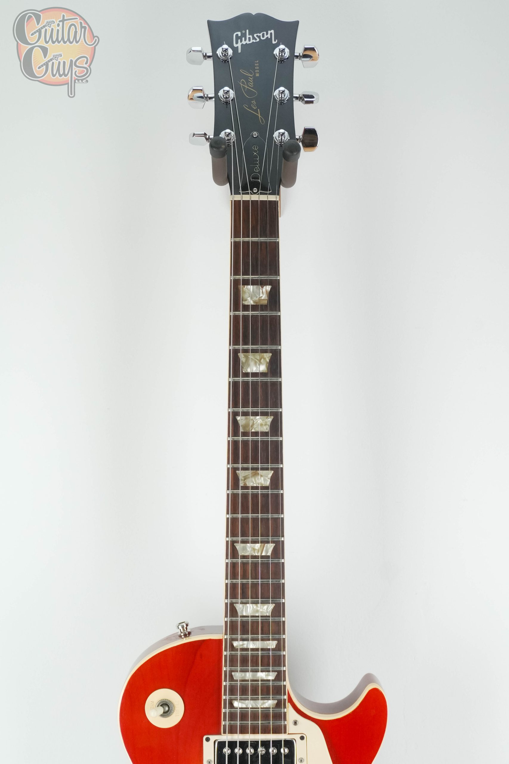 Pre-Owned Gibson Les Paul Deluxe Cherry Sunburst 1974 - Image 2