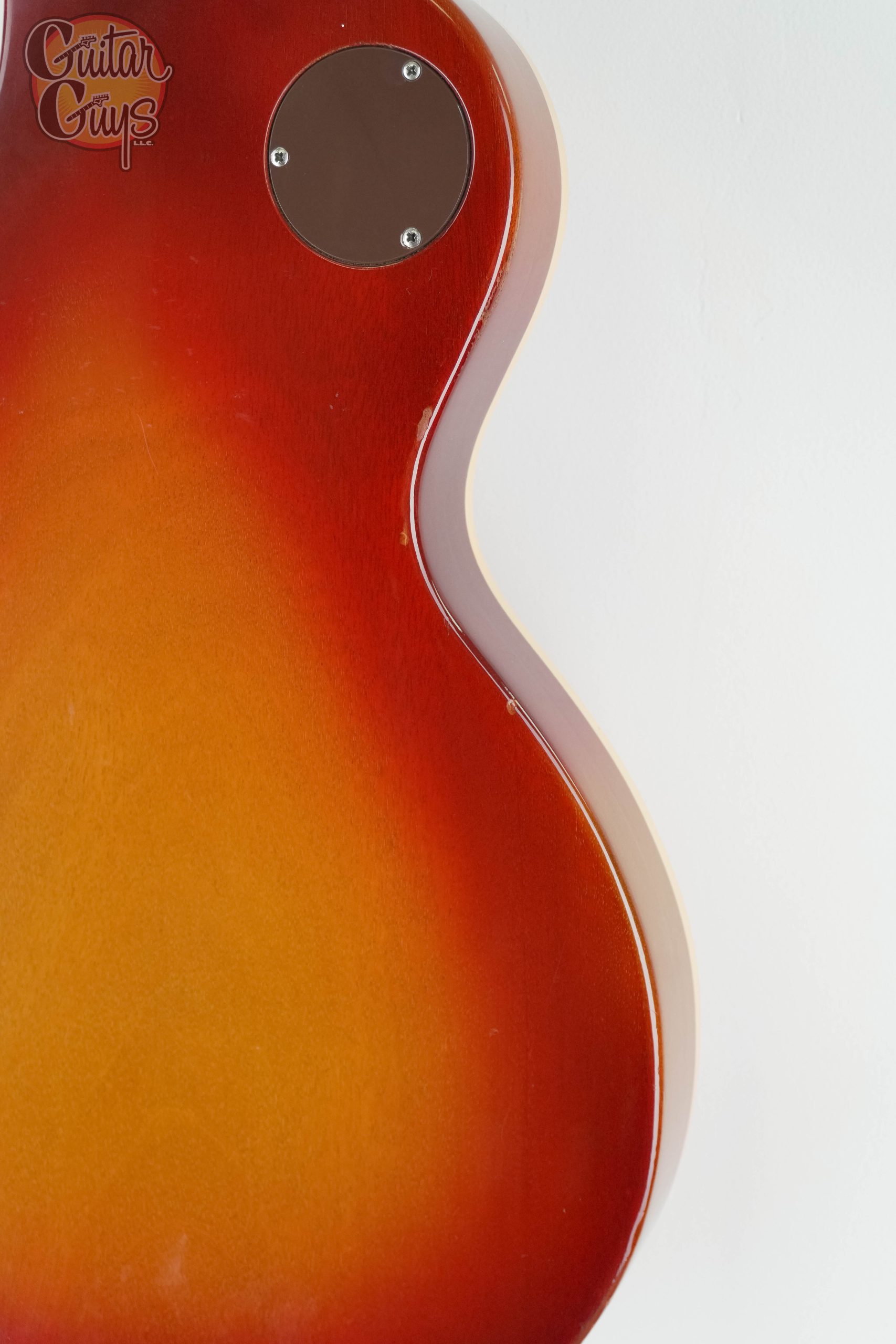 Pre-Owned Gibson Les Paul Deluxe Cherry Sunburst 1974 - Image 10