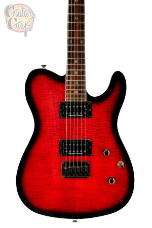Pre-Owned Fender Special Edition Custom Telecaster FMT HH Crimson Red Transparent