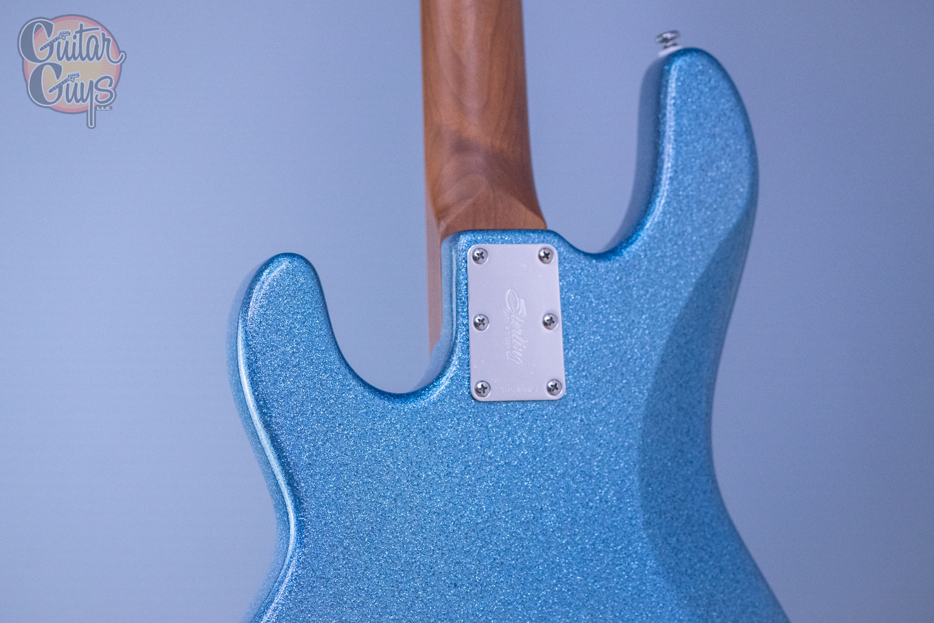 Sterling by Music Man Stingray Ray34 Blue Sparkle - Image 8