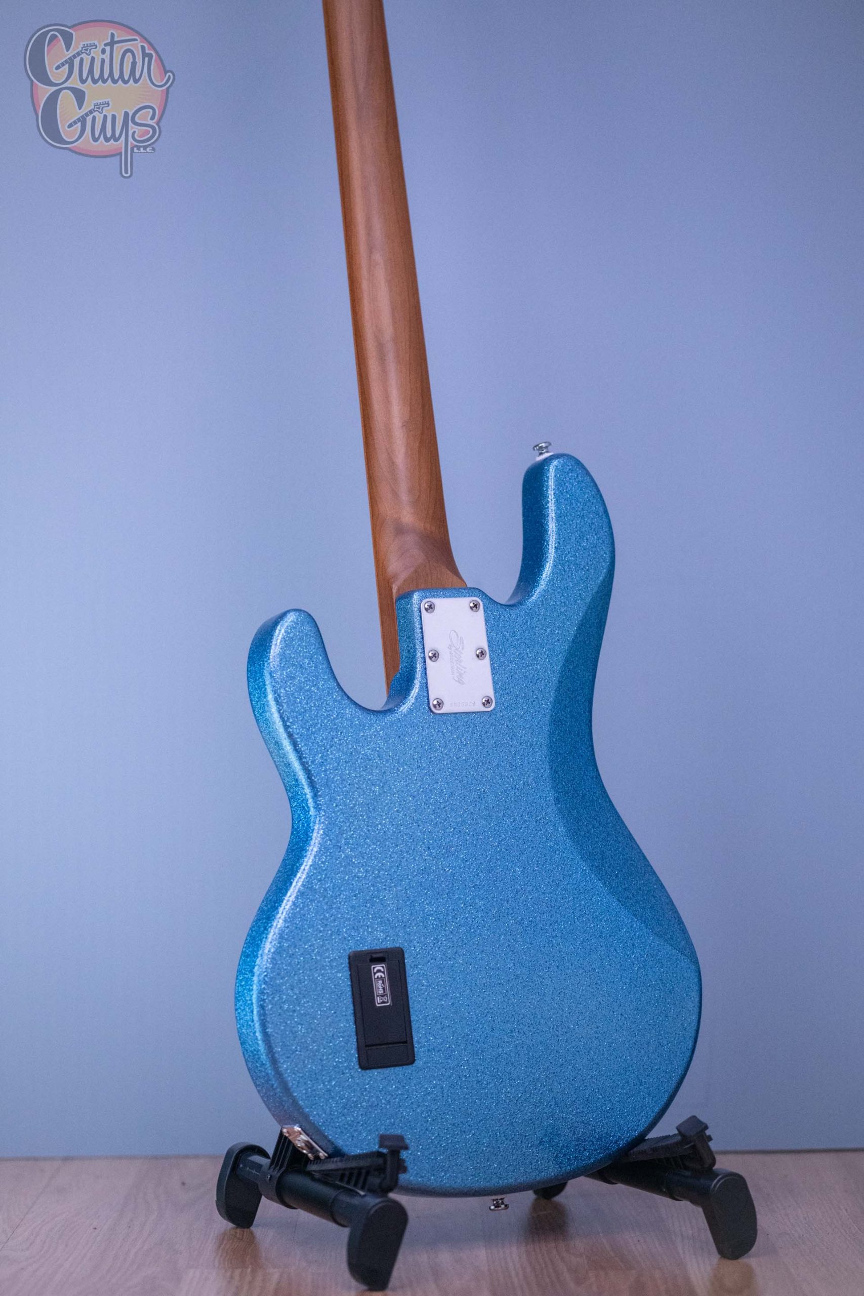 Sterling by Music Man Stingray Ray34 Blue Sparkle - Image 10