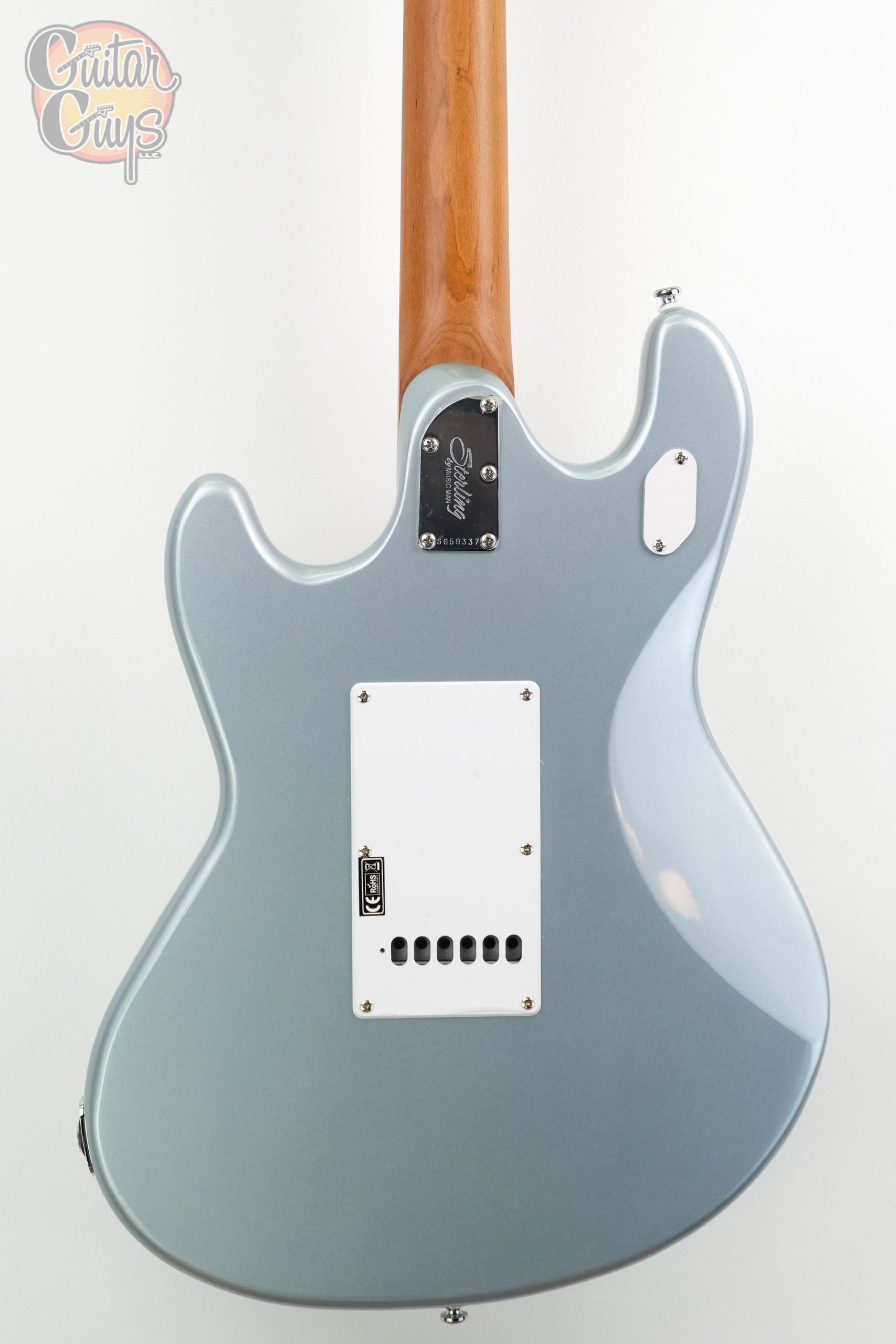 Sterling by Music Man StingRay SR50 Firemist Silver - Image 8
