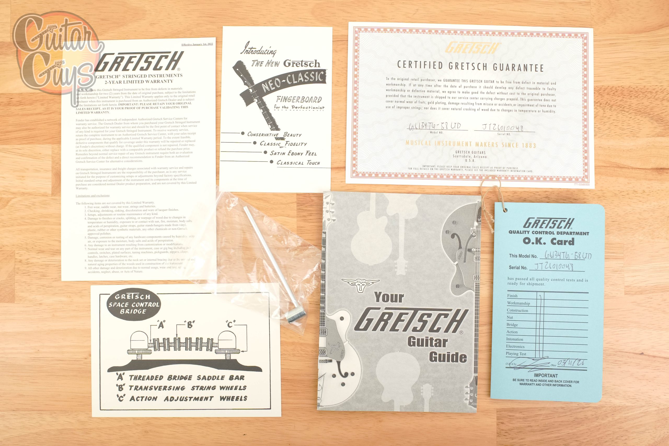 Gretsch G6134TG-58 Limited Edition 1958 Custom Penguin Emerald Night - Image 9