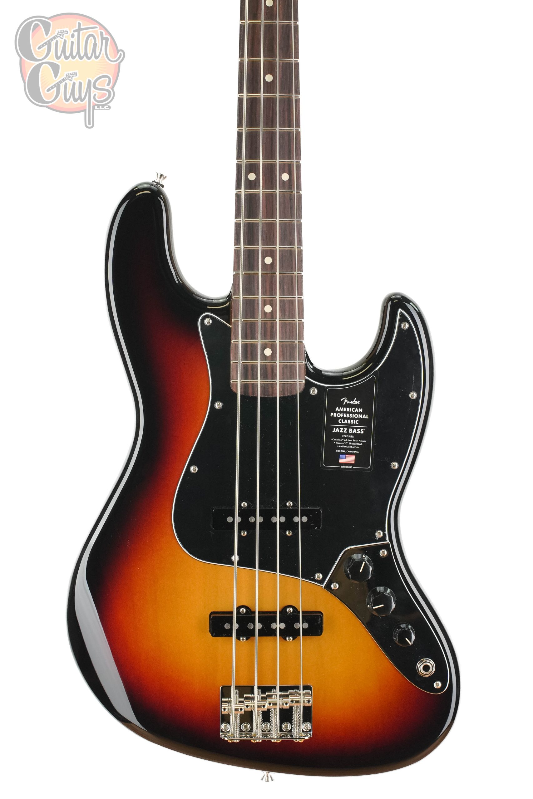 Fender American Professional Classic Jazz Bass 3-Color Sunburst
