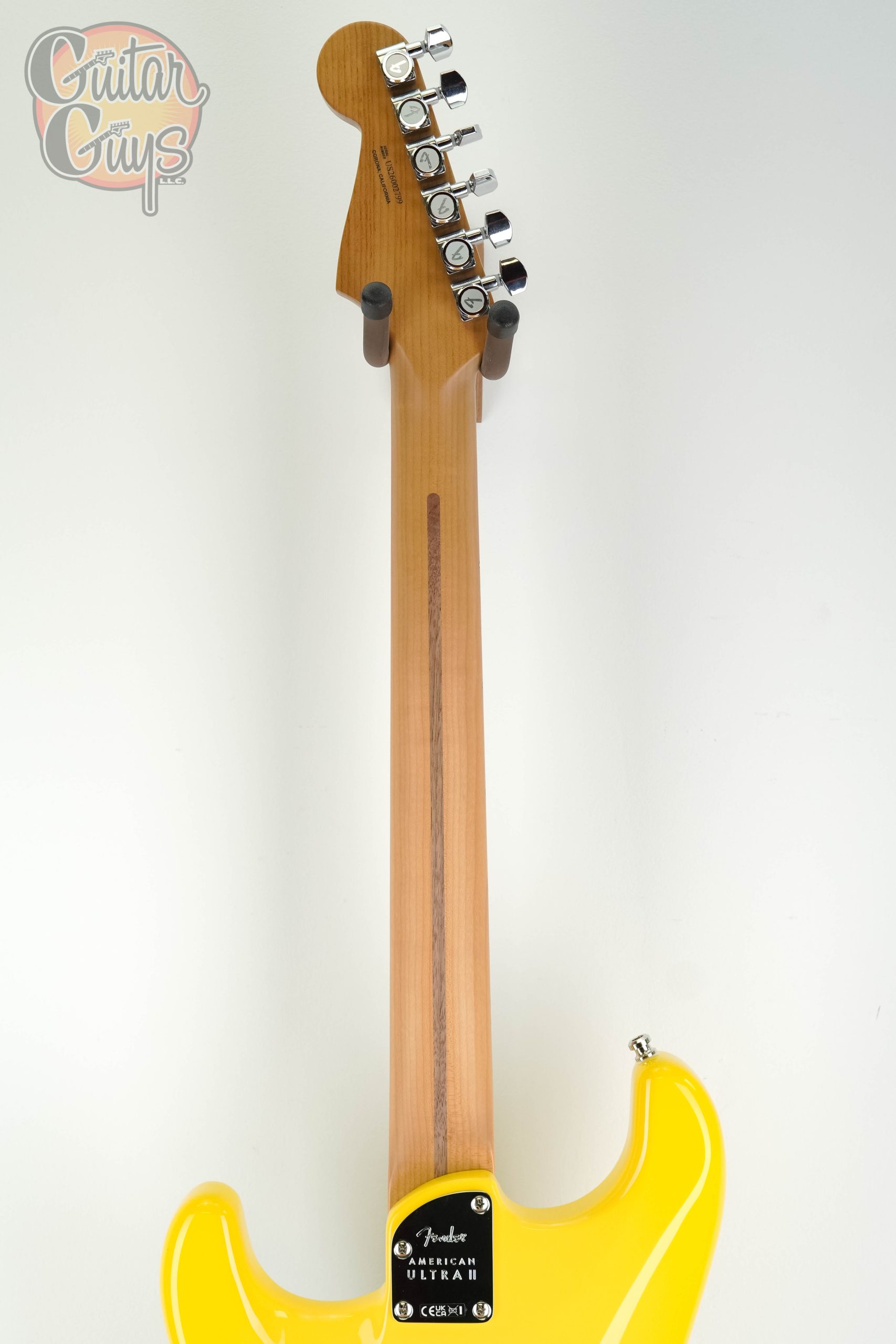 Fender Limited Edition American Ultra II Stratocaster HSS Graffiti Yellow - Image 7