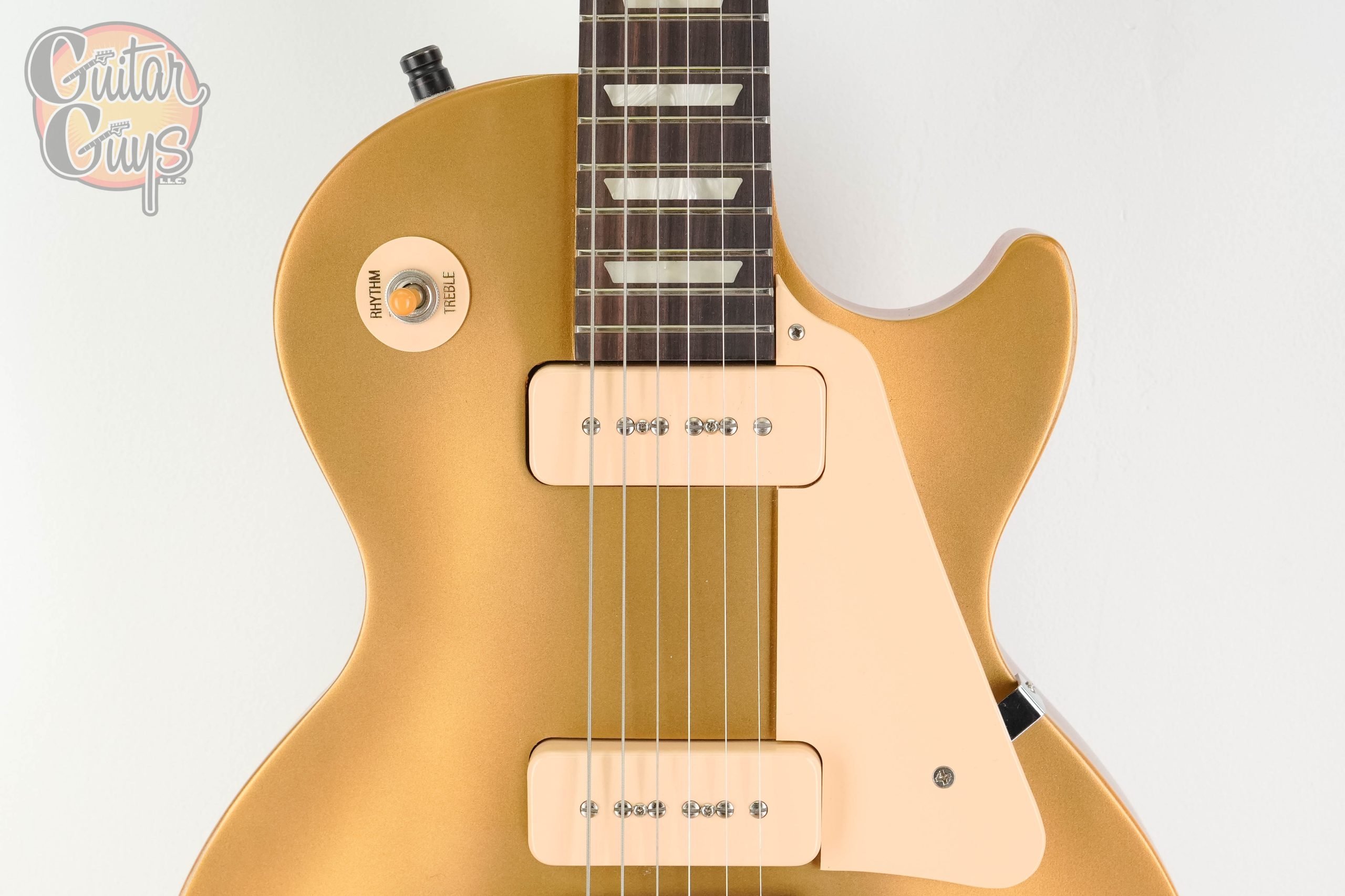 Pre-Owned Gibson Les Paul Studio '60s Tribute with P90s Worn Gold Top - Image 4