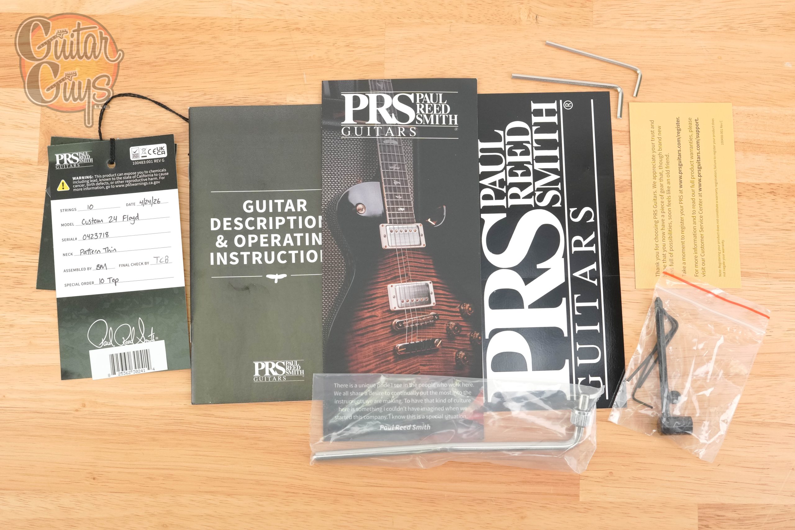 PRS Custom 24 "Floyd" 10-Top Sprayer's Choice - Image 9